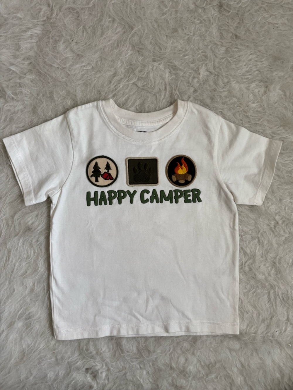 Gymboree Boys Happy Camper Appliqué  Outdoors Tee